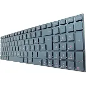 T-ProTek FRANÇAIS - Clavier noir avec marquage rouge compatible avec Asus VivoBook X556UQ-DM1259P