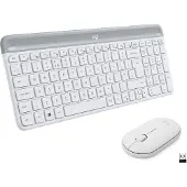 Logitech MK470 clavier Souris incluse RF sans fil QWERTY Italien Blanc