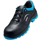 Uvex 95559, Homme, Adulte, Bottes de sécurité, Noir, Bleu, ESD, S3, SRC, Fermeture à lacets