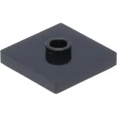 LEGO 2x2 Carreaux Modifiés Jumper Plate Noir - 87580 NOUVEAU ! Quantité 500x