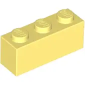 LEGO 50 pièces 3622 Brick 1x3 Part Basic Bricks 50 Light Yellow