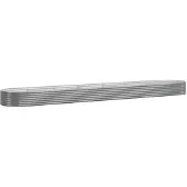 Syfax Lit surélevé de jardin Acier galvanisé 544x100x36cm gris