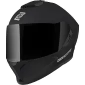 Bogotto Phantom Mat Noir Fiberglass Casque Intégral Taille L