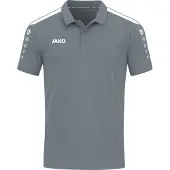 Jako Polo Power pour femmes, Couleur:gris pierre, Taille:42