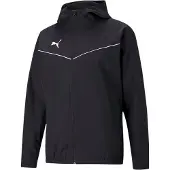 Puma Vestes d’entraînement 'Teamrise' noir / blanc