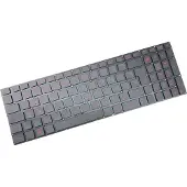T-ProTek FRANÇAIS - Clavier rouge rétro-éclairé compatible Asus ROG Strix GL502VML