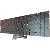 T-ProTek FRANÇAIS - Clavier avec éclairage compatible avec MSI GL63 8RCS-053
