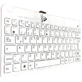 T-ProTek FRANÇAIS - Clavier blanc avec cadre pour Asus Eee PC 1015PN-1B 1015PN-1D