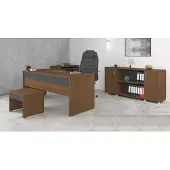AEA Table Bureau Bureau en bois Meubles de bureau Armoires 3pcs