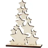 Creativ Company Arbre de Noël en bois
