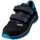 Uvex sandales 2 tendance S1 bleu, noir largeur 10 Gr. 48