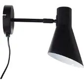Dyberg Larsen Applique Murale , Denver, dimmable, Noir, Salon / séjour, Métal, Scandinave