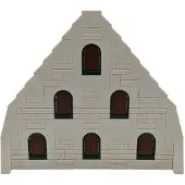 LEGO MOC Médiéval Pignon Chevalier Fenêtre Blanc NOUVEAU Quantité 89x