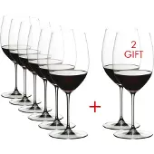 Riedel Veritas, set de 8 verres pour Cabernet/Merlot