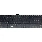 T-ProTek FRANÇAIS - Clavier noir sans cadre compatible avec ASUS R513VL, R513W