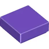 LEGO 250 pièces , pièce c. 3070 en violet foncé