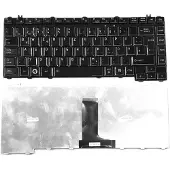 T-ProTek FR - Noir Brillant Clavier compatible avec Toshiba Satellite Pro A200D