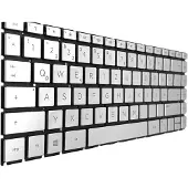 T-ProTek FR -Noir Cadre du clavier , éclairage compatible avec HP 14-ck0106ng (6QG45EA)