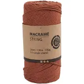 Creativ Company Macrame Koord - Burnt Orange, 198m