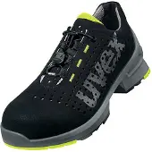 Uvex 1 Chaussures basses S1 noir, jaune largeur 14 Gr. 40
