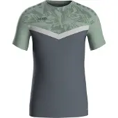 Jako T-shirt unisexe Iconic, couleur:anthra light/mint green/soft grey, taille:S