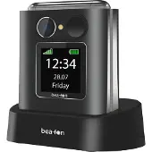 Beafon Fold10 5,59 cm (2.2") 95 g Noir, Argent Téléphone pour seniors