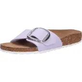 Birkenstock Damen Pantolette, rosa/pink(vegancanvaspurplefog (11637)), Gr. 36