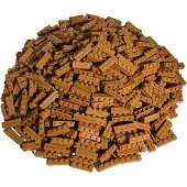 LEGO 1x4 Briques de construction Nougat - 15533 NOUVEAU Quantité 100x