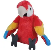 Wild republic - Doudou - Cuddlekins - Ara rouge vif