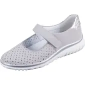 Semler Lena : chaussures basses pour femmes, mocassins, couleur grise, pour le quotidien