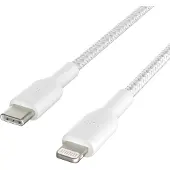 Belkin Câble USB-C vers Lightning 1 m Blanc Nylon