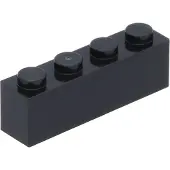 LEGO 50 pièces 3010 Brick 1x4 Part Basic Bricks 50 Black