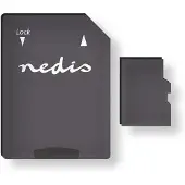 Nedis Carte mémoire | microSDHC | 32 GB | Vitesse d'écriture : 90 MB/s | Vitesse de lecture : 45 Mo/s | UHS-I | Adaptateur SD inclus