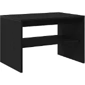 vidaXL Armoire TV noire imitation chêne 60x40x40 cm Bois composite