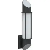 vidaXL Applique murale extérieure noir acier inoxydable