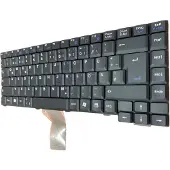 T-ProTek Noir - Clavier FRANÇAIS Compatible avec Packard bell easynote R1980, R6720