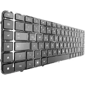 T-ProTek Noir - FR Clavier avec cadre compatible avec HP Pavilion DV6-3000