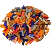 LEGO 2x6 Briques hautes Mélange de couleurs - 2456 NOUVEAU Quantité 500x - Chaque mélange est composé individuellement