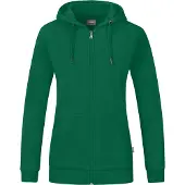Jako Veste à capuche Organic Femme - Vert
