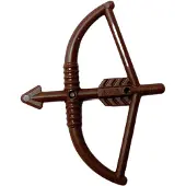 LEGO Arche pour minifigure Arme rouge-brun - 4499 NOUVEAU Quantité 100x