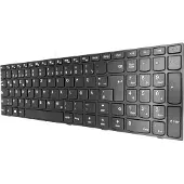 T-ProTek FRANÇAIS Clavier noir cadre compatible pour LENOVO V110-17IKB (80V20009GE)