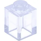 LEGO 100x Pierre 1x1, Transparent