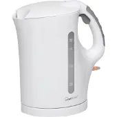 Clatronic Bouilloire | Bouilloire 1,7 L avec arrêt automatique & manuel | Filtre anticalcaire amovible | max. 2200Watt | WK 3819 blanc