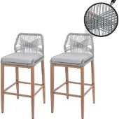 MCW Tabouret de bar -O21 (lot de 2)