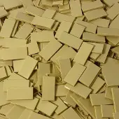 LEGO 2x4 Carreaux Beige clair - 87079 NOUVEAU Quantité 50x