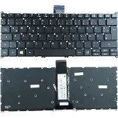 T-ProTek FR - Clavier rétroéclairé sans cadre compatible avec Acer TravelMate B116-MP