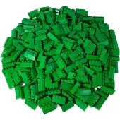 LEGO 2x4 Tuiles Vert pour toit - 3037 NOUVEAU Quantité 100x