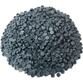 LEGO 1x1 Carreaux Carreaux ronds Gris foncé - 98138 NOUVEAU Quantité 50x