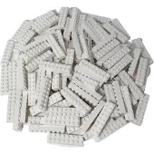 LEGO 25 pierres 2x8, blanches