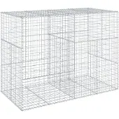 vidaXL Gabion avec couvercle 200x100x150 cm Fer galvanisé